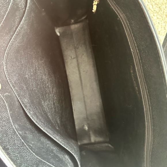 Large Chanel Timeless Black Caviar Tote Bag 24k Gold Hardware - Picture 10 of 12